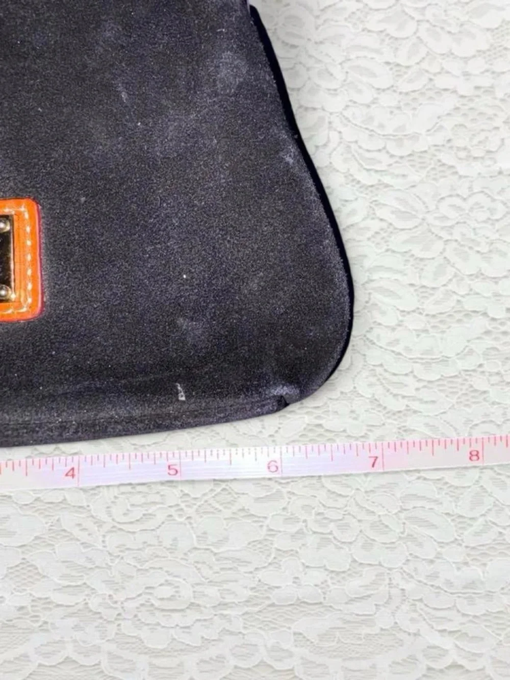 Black Dooney & Bourke suede leather pouch